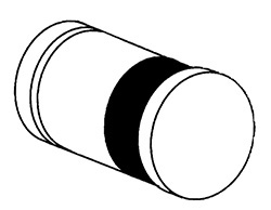 Metal Electrode Face (MELF) Diode