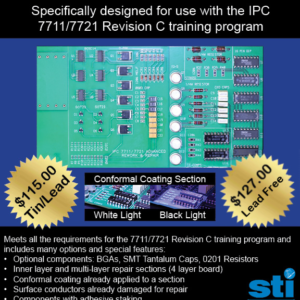 7711/21C Advanced Rework Repair Certification Kit, Lead Free